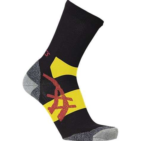 Asics Winter Running Socks Unisex Dk Grey/Safety Yellow - Running Free ...