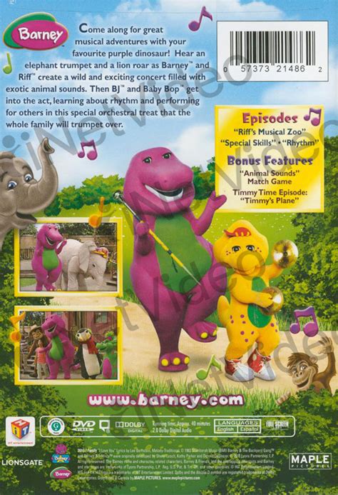 Barney: Musical Zoo on DVD Movie