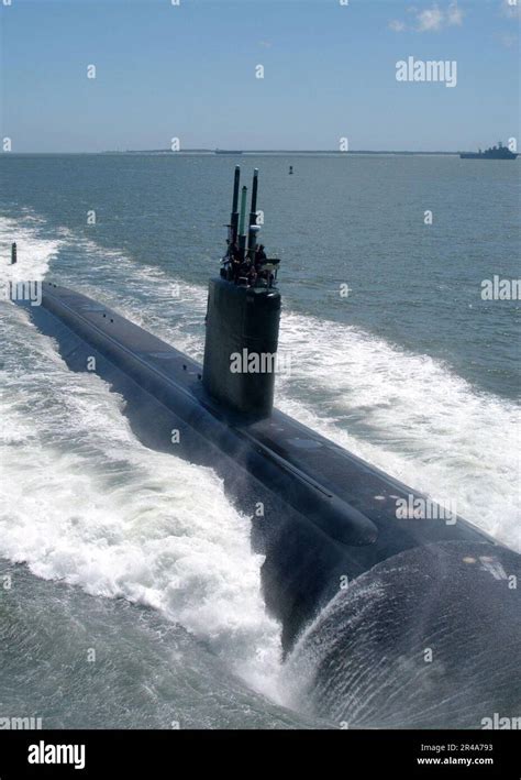 US Navy The nuclear powered attack submarine, USS Albany (SSN 753 ...