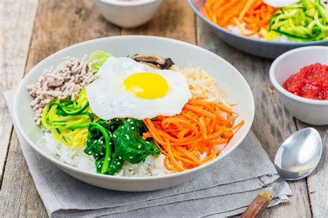 Use this recipe to make bibimbap, a delicious, gorgeous and easily tweaked dish for different ...