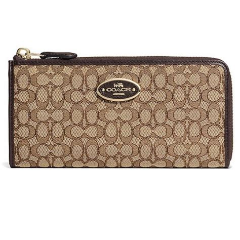 Shop Coach Logo Slim Zip Wallet - Free Shipping Today - Overstock.com - 9800044