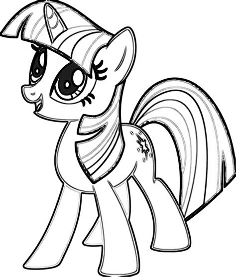 Twilight My Little Pony Coloring Pages at GetColorings.com | Free ...