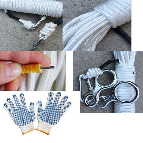 9MM Diameter Outdoor Climbing/Downhill/Escaping Omnipotent Safety Ropes(30M)