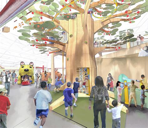 interactive mechanical tree exhibit in Concept for the Children's ...