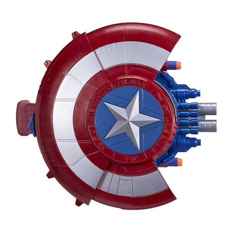 Sanchi Creation Captain America Shield Shooting Blaster Dart Gun With ...