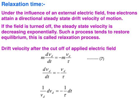 Classical Free Electron Theory Ppt