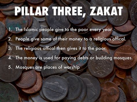 The Five Pillars Of Islam Zakat