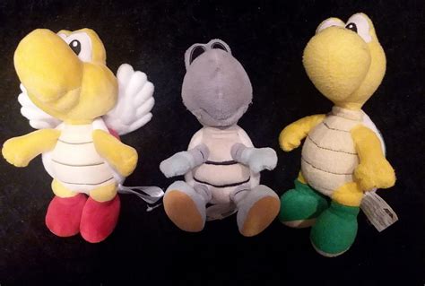 super mario brothers plush lot of 3 koopa troopa | #1919666255