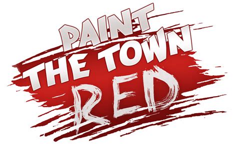 4 Окт - Paint The Town Red Game Clipart - Large Size Png Image - PikPng