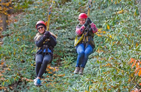 Fall Zipline Tours - ACE Adventure Resort New River Gorge