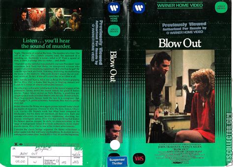 Blow Out (1981) : r/VHScoverART