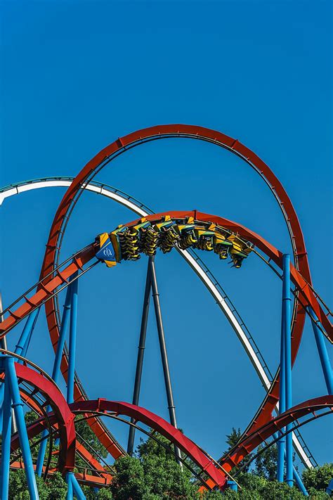 DRAGON KHAN. PORTAVENTURA Esta atracción empieza con una gran bajada, a ...