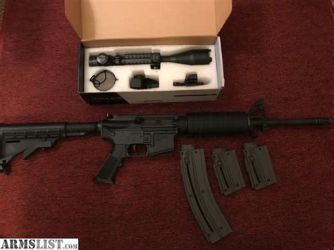 ARMSLIST - For Sale: COLT M4 22LR W/SCOPE, RED-DOT, and LASER ATTACHMENTS