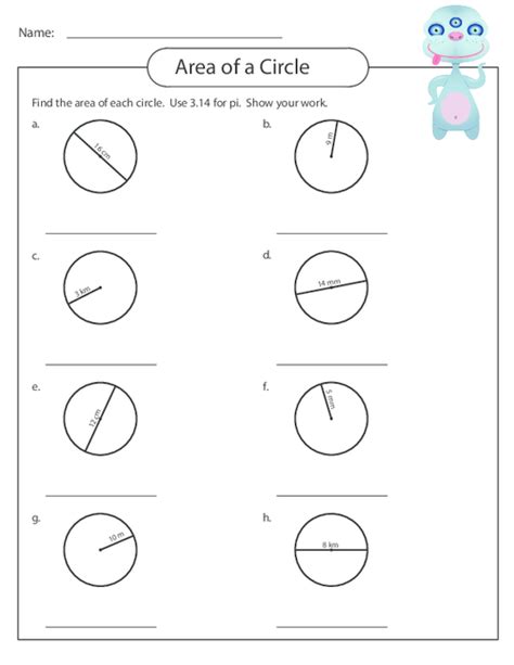 Circle Worksheet – Thekidsworksheet