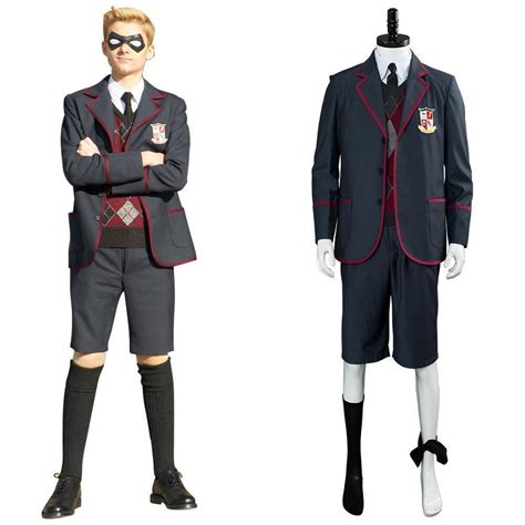 The Umbrella Academy School Uniform Boys School Outfit Cosplay Costume ...