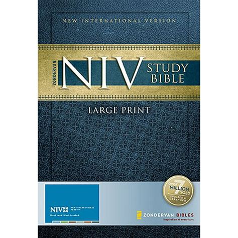 Study Bible-NIV-Large Print - Walmart.com - Walmart.com