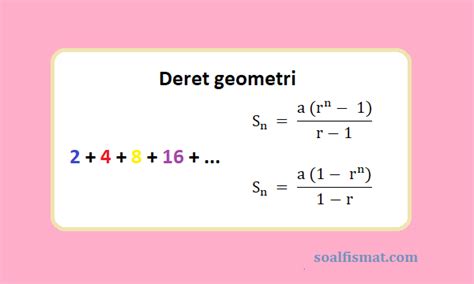 Contoh soal deret geometri dan pembahasannya – Soalfismat.com