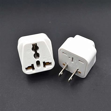 US 2 pin Type A Universal AC Travel Power flat plug adapter Converter ...