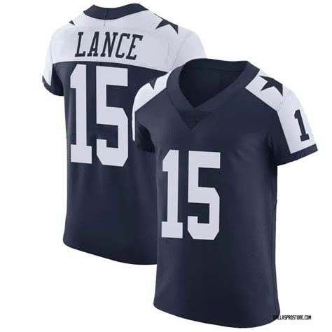 Navy Men's Trey Lance Dallas Cowboys Elite Team Color Vapor Untouchable Jersey