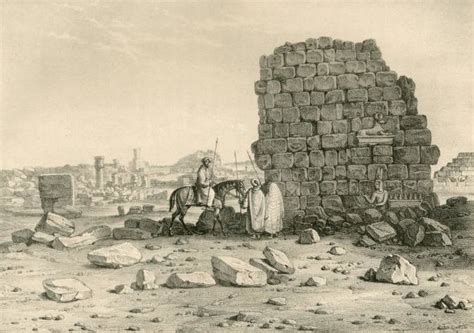 Ancient ruins at Jebel Barkal (Gebel Barkal) in Sudan, formerly a ...