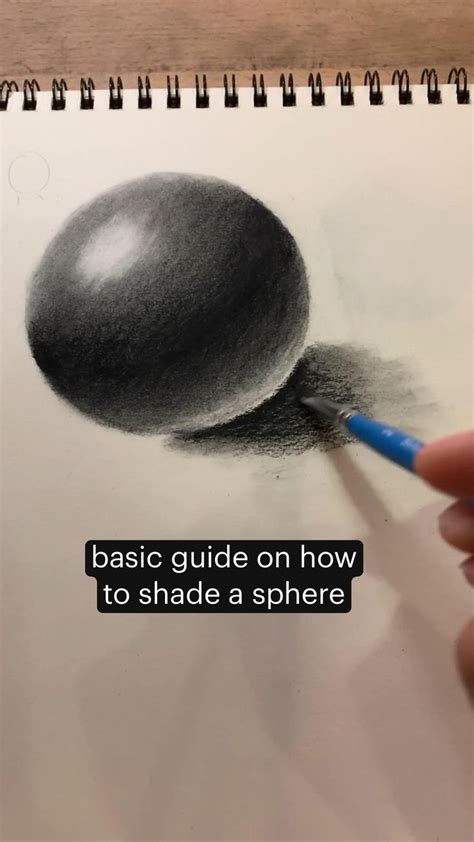 basic guide on how to shade a sphere | shading tutorial drawing ...