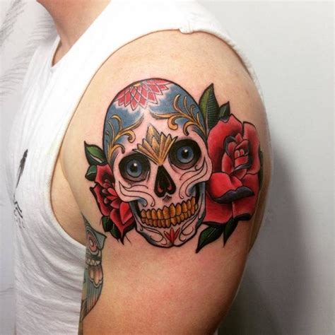 120+ Beautiful Sugar Skull Tattoo Designs And Ideas - Custom Tattoo Art