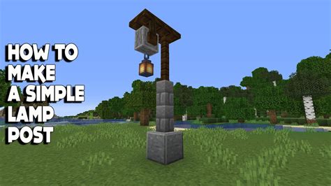 Minecraft #shorts :: How to Make a Beautiful Lamp Post in 1.16.3 - YouTube