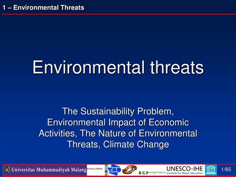 PPT - Environmental threats PowerPoint Presentation, free download - ID:5775080