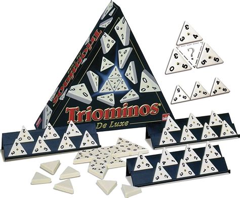 Triominos de Luxe Triangle (D/F/I/E) - Familienspiele online bestellen | Ex Libris