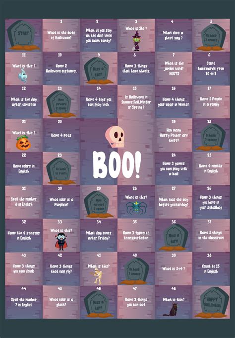 Halloween Board Games - 15 Free PDF Printables | Printablee