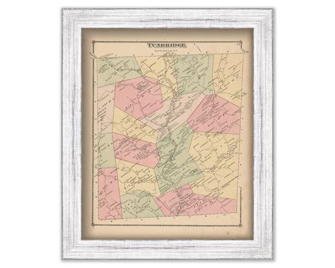 TUNBRIDGE, Vermont 1877 Map - Replica or Genuine ORIGINAL