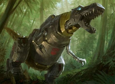 Grimlock, Dinobot Leader / Grimlock, Ferocious King by Tyler Jacobson | Grimlock transformers ...