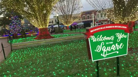 Bentonville during holiday - YouTube