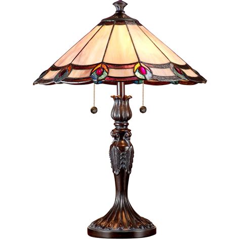 Dale Tiffany Aldridge Peacock 22 In. Table Lamp | Lamps | Household | Shop The Exchange