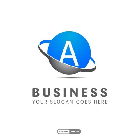 Free Vector | Blue company logo