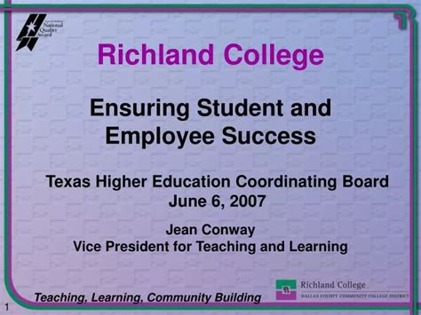 PPT - Richland College PowerPoint Presentation, free download - ID:777792