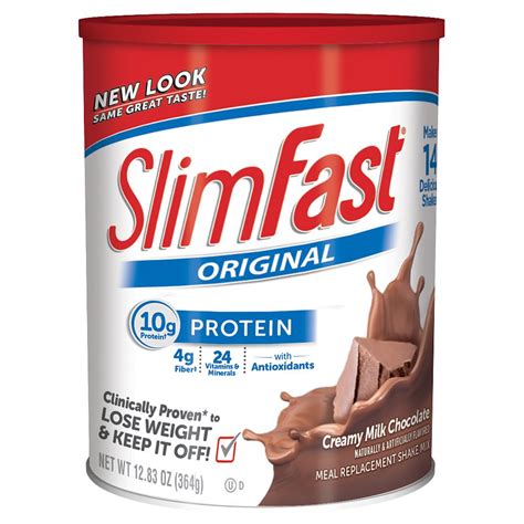 SlimFast Protein Shake Mix Creamy Milk Chocolate | Walgreens