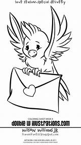 Kwan Kwest Free Digital Stamp/Coloring Sheet 4 sketch template