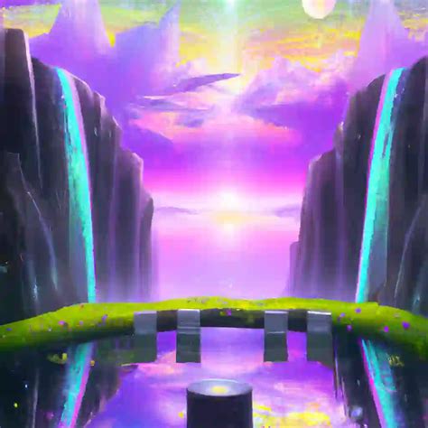 AI Art - Anime fantasy landscape Images