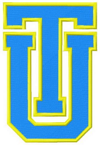 Tulsa University logo embroidery design