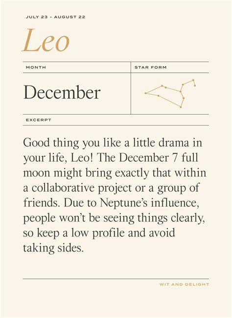 Your December Monthly Horoscope | Wit & Delight