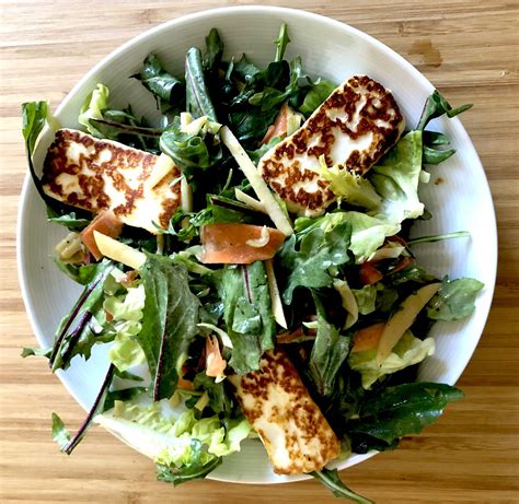 Grilled Halloumi Salad | ANN OGDEN GAFFNEY