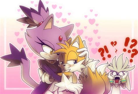 Blaze x Tails by nancher on DeviantArt