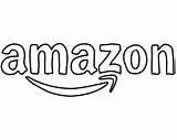 Amazon Logo Coloring Pages sketch template