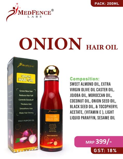 ONION HAIR OIL – Medfence Lab