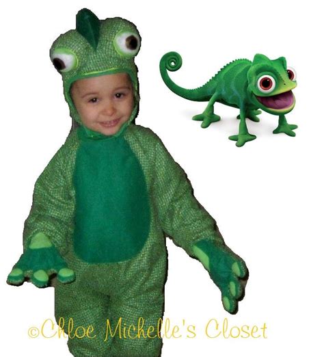 Tangled Pascal costume green chameleon by ChloeMichellesCloset