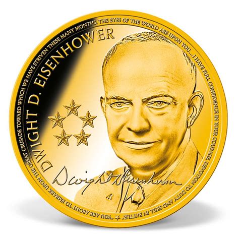 Dwight D. Eisenhower Commemorative Gold Coin | American Mint