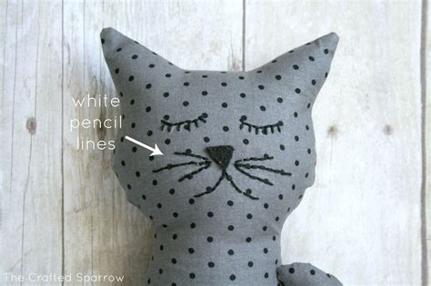 Stuffed Kitty Pillow | Cat pillow, Plush pattern, Cat doll