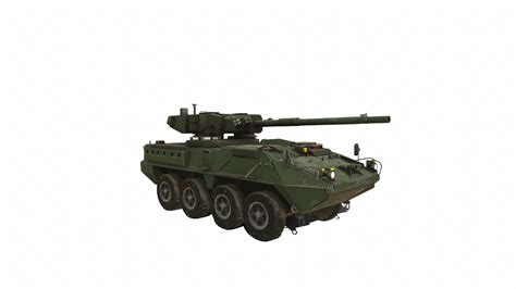 Stryker Mgs Model - TurboSquid 1509460