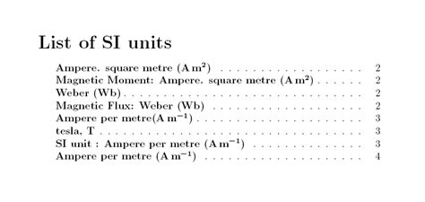 table of contents - Scanning all the siunits in a document - TeX - LaTeX Stack Exchange